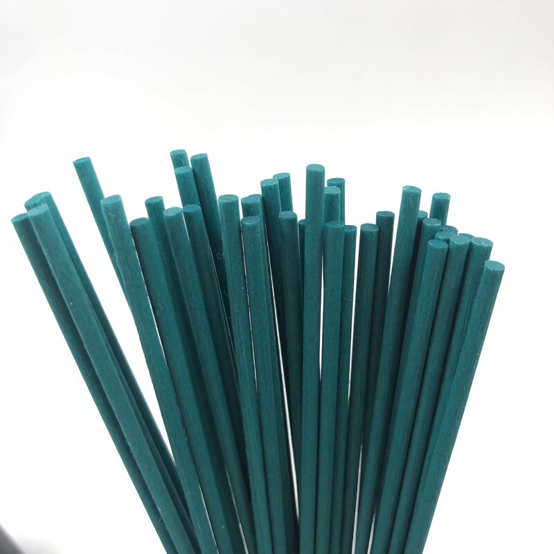 Фибровые палочки для диффузора (изумрудно-зелёные), 10 шт